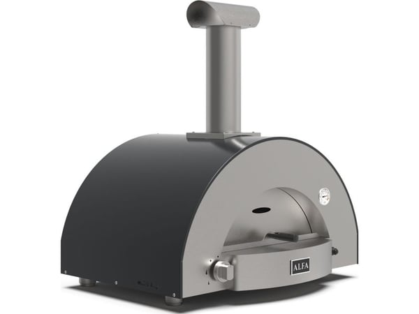 Alfa Forni Classico 2 Pizze Hybrid Harmaa