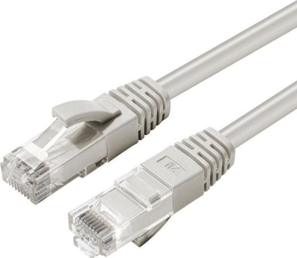 Microconnect MC-UTP6A003, 0,3 m, Cat6a, U/UTP (UTP), RJ-45, RJ-45, harmaa