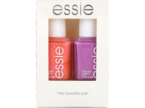 Essie Hey Sweetie Pie! sett: neglelakk, Glossy Shine Finish, 36, Splash Of Grenadine 13,5 ml + neglelakk, Glossy Shine Finish, 74, Tart Deco 13,5 ml