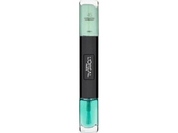 L’Oréal Paris Infallible Gel-Effect nagellack 2-i-1, 45 Everlasting Peppermint, 2 x 5 ml