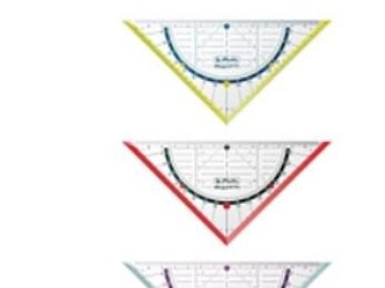 Herlitz my.pen - Trekant - 16 cm - 45°, 45° - tilgjengelig i ulike farger - plastikk