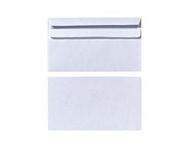 Herlitz 00768853, DL (110 x 220 mm), Hvit, Papir, 75 g/m², 25 stykker