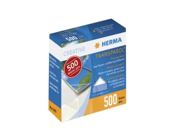 HERMA 1383, Läpinäkyvä, 500 kpl, Happo, Liuotin