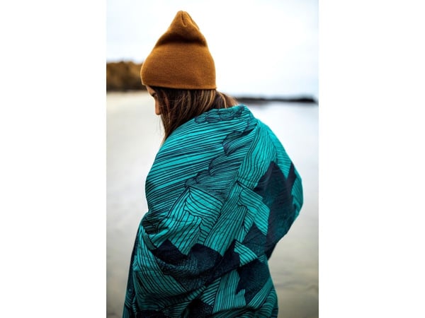 Eno FieldDay pledd, Mountains to Sea/Seafoam