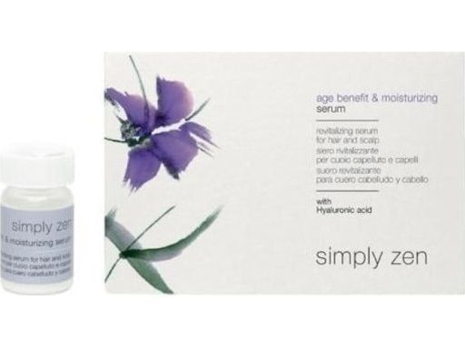 Simply Zen Age Benefit & Fuktighetsgivende hår og hodebunnsserum, Alle hårtyper, 12x5ml