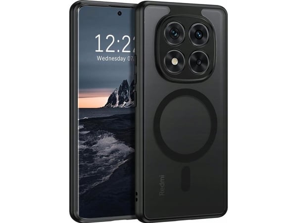 Tech-Protect MagMat MagSafe-deksel for Xiaomi Redmi Note 14 Pro+ 5G - matt svart