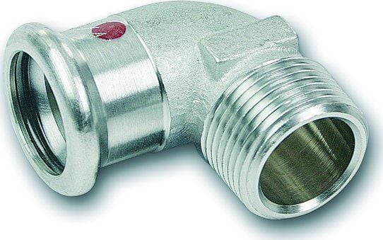 SANHA kne SANHA-THERM C-Stahl 90° overgang d22x3/4 GZSANHA