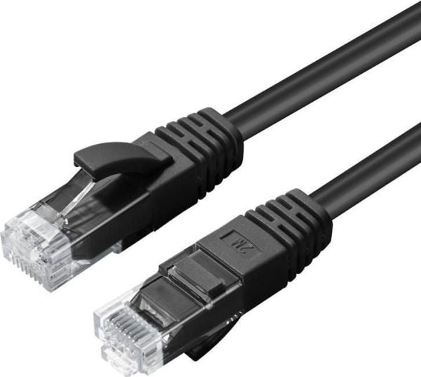 Microconnect MC-UTP6A0015S verkkokaapeli Musta 0,15 m Cat6a U/UTP (UTP)
