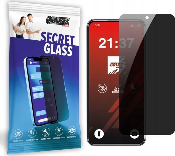 GrizzGlass SecretGlass personvernglass for Infinix Smart 9 HD