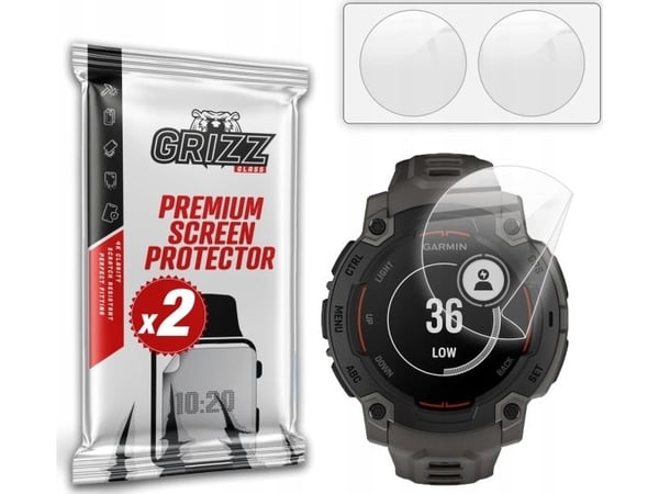 GrizzGlass CeramicFilm keramisk folie for Garmin Instinct E 45mm