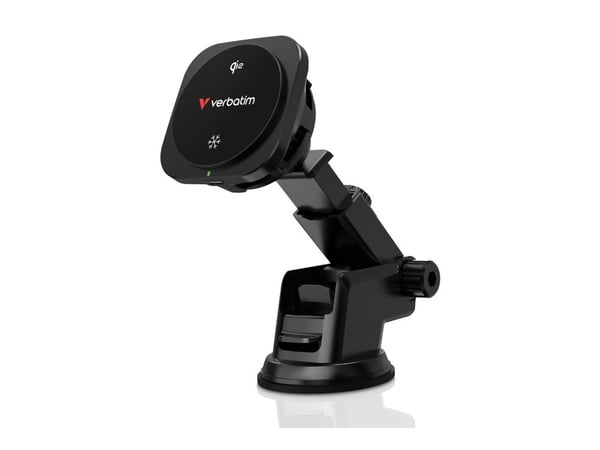 Verbatim Charge 'n' Drive - Trådløs ladeholder for bil - Qi2 - 15 watt - Fast Charge