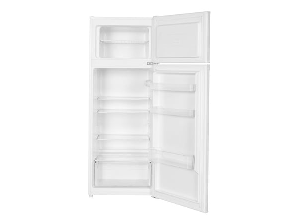 Scandomestic CBF206WE - Jääkaappipakastin - huippupakastin - leveys: 54,5 cm - syvyys: 55,5 cm - korkeus: 143 cm - 206 litraa - luokka D - valkoine...