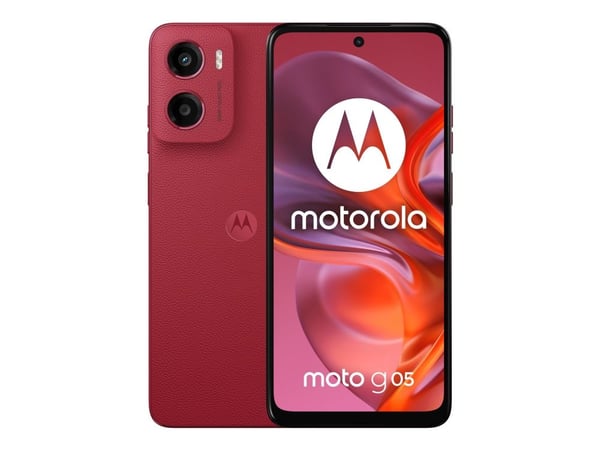 Motorola moto g05, 16,9 cm (6.67"), 4 GB, 64 GB, 50 MP, Android 15, Punainen