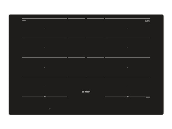 Bosch Serie | 8 PXY801DW4E - Induktiokeittotaso - 4 levyä - Niche - leveys: 78 cm - syvyys: 50 cm - uppoasennus - musta