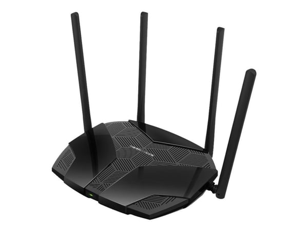 Mercusys MR70X - Trådløs ruter 3-portssvitsj - 1GbE - Wi-Fi 6 - Dobbeltbånd