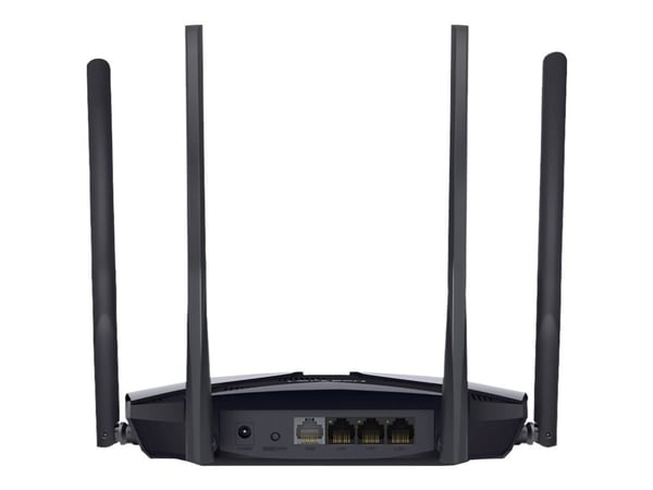 Mercusys MR70X - Trådløs ruter 3-portssvitsj - 1GbE - Wi-Fi 6 - Dobbeltbånd