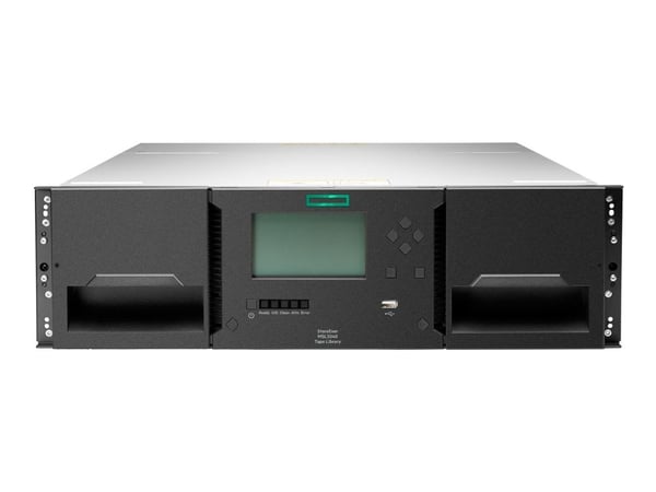 HPE StoreEver MSL3040 - Nauhakirjasto - 720 TB / 1,8 PB - Laajennusyksiköt: 40 - LTO Ultrium (18 TB / 45 TB) x 1 - Ultrium 9 - SAS-3 - räkkiversio ...