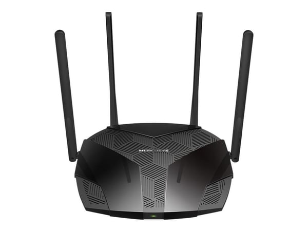 Mercusys MR70X - Trådløs ruter 3-portssvitsj - 1GbE - Wi-Fi 6 - Dobbeltbånd