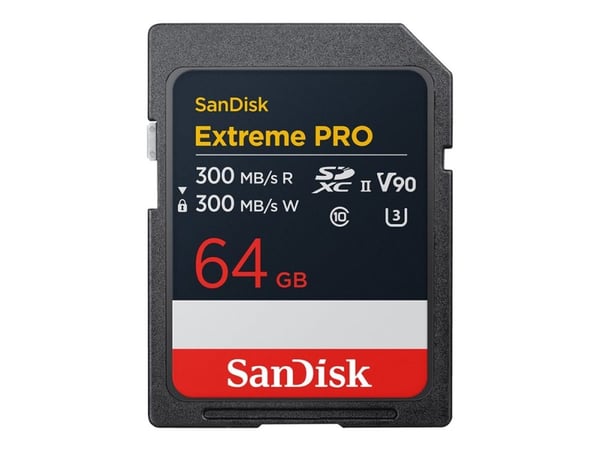 SanDisk Extreme Pro - Flash-muistikortti - 64 GB