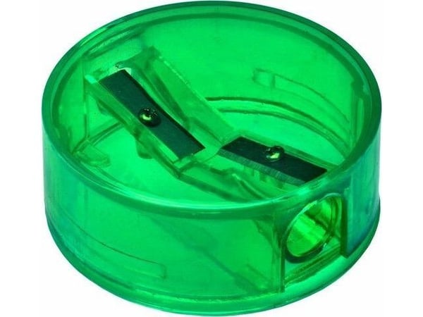 Linex PS250 - Blyantspisser - 2 hull - transparent grønn - plastikk