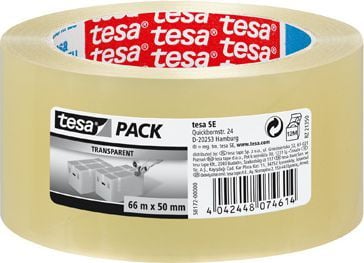 tesa 58172-00000-01 tejp tesapack® transparent (L x B) 66 m x 50 mm 1 st tesa 58172-00000-01 tejp tesapack® transparent (L x B) 66 m x 50 mm 1 st