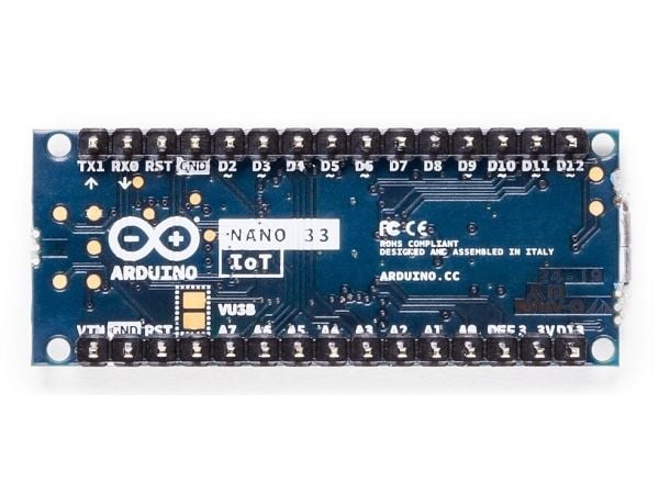 Arduino Nano 33 IoT, 48 MHz, Arm, ARM Cortex M0+, 256 MB, 32 KB, 802.11b, 802.11g, Wi-Fi 4 (802.11n)