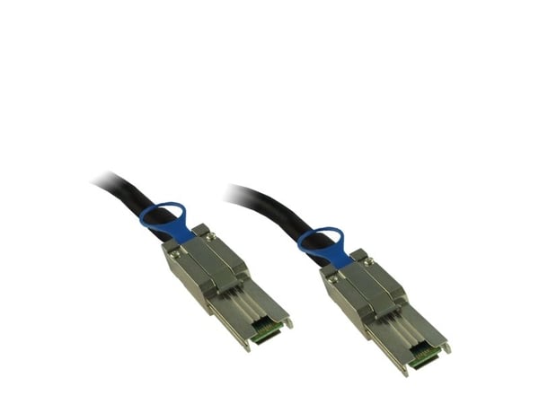 Inter-Tech 88885239, 1 m, SFF-8088, SFF-8088, Musta, 135 g