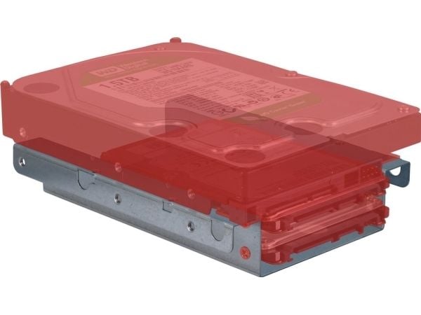Inter-Tech 88885245, 2,5/3,5", Etupaneeli, Hopea, Terästä, 102 mm, 130 mm