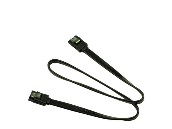 Inter-Tech - SATA-kabel - Serial ATA 150/300/600 - SATA til SATA - 50 cm - låst