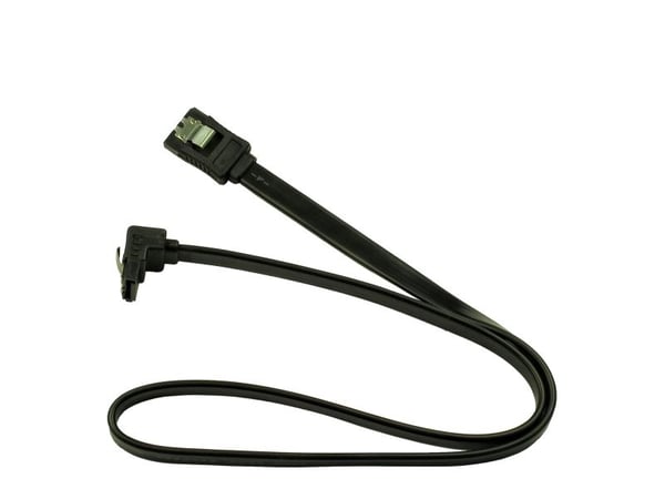 Inter-Tech - SATA-kabel - Serial ATA 150/300/600 - SATA til SATA - 50 cm - låst, 90° kontakt