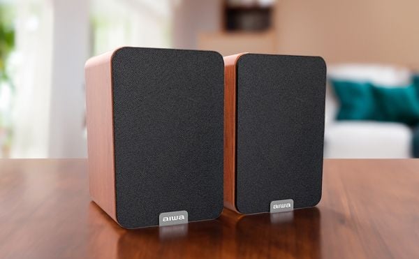 Aiwa ASP-A200, 2-veis, 2.0 kanaler, Trådløs, 25 W, 40 - 20000 Hz, Sort
