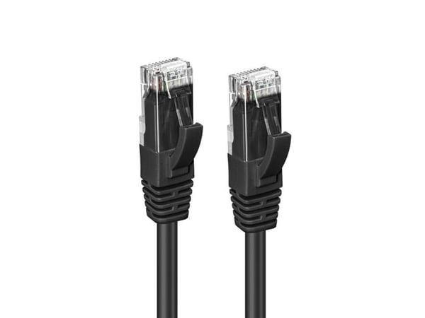 Microconnect MC-UTP6A0015S verkkokaapeli Musta 0,15 m Cat6a U/UTP (UTP)