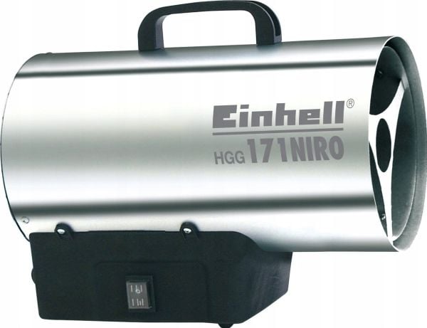 Einhell HGG 171 Niro (DE/AT), Varmluftspistol, Rett håndgrep, Sort, Sølv, AC, 38 W, 220 - 240 V