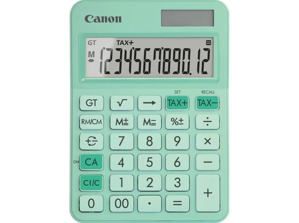 Canon LS-125KB - Pöytälaskin - 12 numeroa - aurinkopaneeli, akku - vihreä