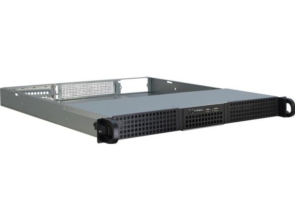 Inter-Tech IPC 1U-10248 - Rackmonterbar 1U - SSI CEB - ingen strømforsyning (FlexATX) - USB