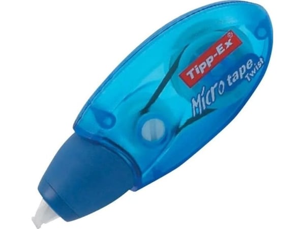 Tipp-Ex Microtape Twist - Retterulle - 5 mm x 8 m - gjennomsiktig blå