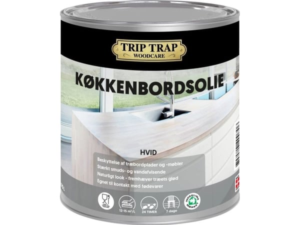 Trip Trap Køkkenbordsolie, hvid