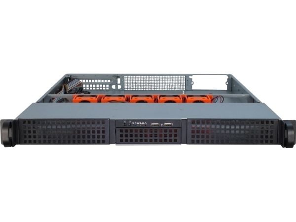 Inter-Tech IPC 1U-10265 - Rackmonterbar 1U - utvidet ATX (E-ATX) - ingen strømforsyning - USB
