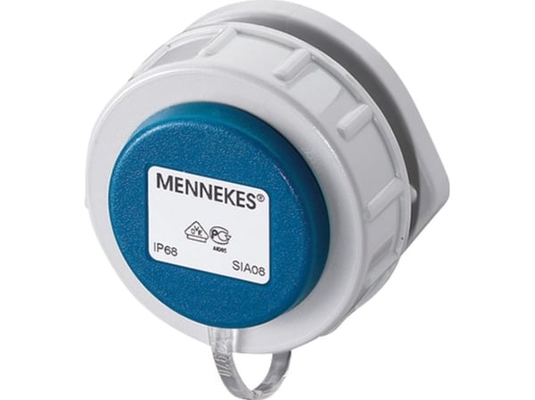 MENNEKES 17038, Tyyppi F, 2P+E, Ruuvit, Sininen, Valkoinen, IP68, 230 V