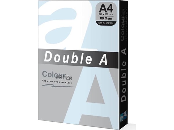 Farget papir Double A Ocean A4 80 g, 500 ark
