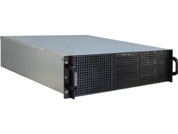 Inter-Tech IPC 3U-30255 - Rackmonterbar 3U - SSI CEB - ingen strømforsyning - USB