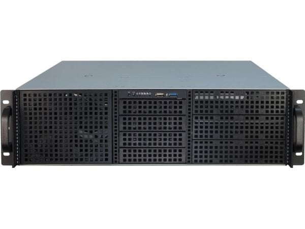 Inter-Tech IPC 3U-30255 - Rackmonterbar 3U - SSI CEB - ingen strømforsyning - USB