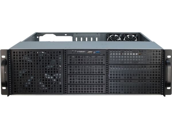 Inter-Tech IPC 3U-30255 - Rackmonterbar 3U - SSI CEB - ingen strømforsyning - USB