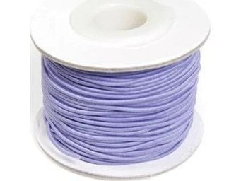 Elastiksnor 1,2mm x 25m lys lilla