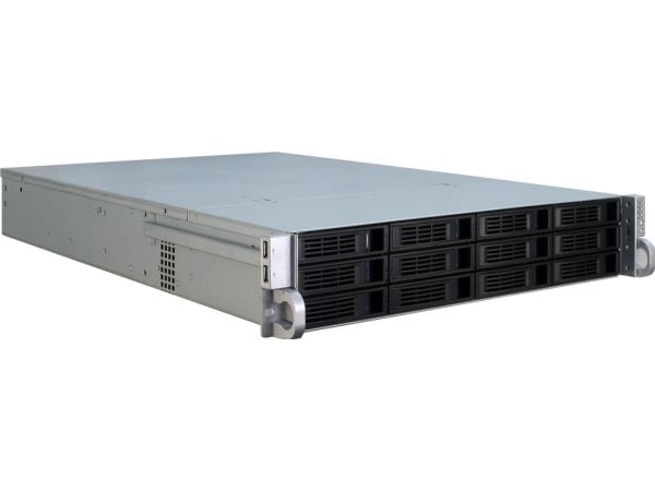 Inter-Tech IPC 2U-2412 - Rackmonterbar 2U - SSI EEB - ingen strømforsyning - USB