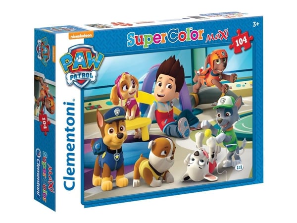 Clementoni Puzzle Maxi 104 bitar Paw Patrol #01, 3 År | CDON