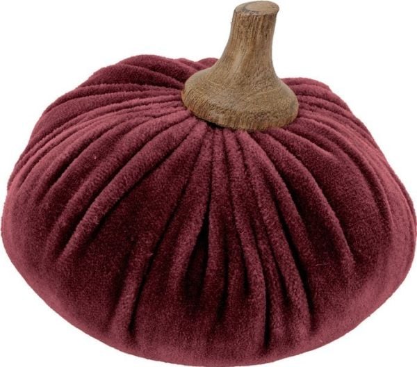 Home Styling Collection Joulukoriste Keinotekoinen kurpitsa, kangaskoriste, 10 x 11 cm