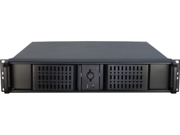 Inter-Tech IPC 2U-2098-SK - Rackmonterbar 2U - micro ATX - ingen strømforsyning (ATX) - USB