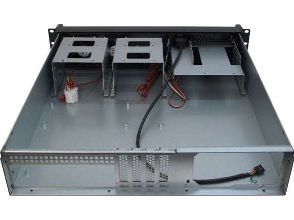 Inter-Tech IPC 2U-2098-SK - Rackmonterbar 2U - micro ATX - ingen strømforsyning (ATX) - USB