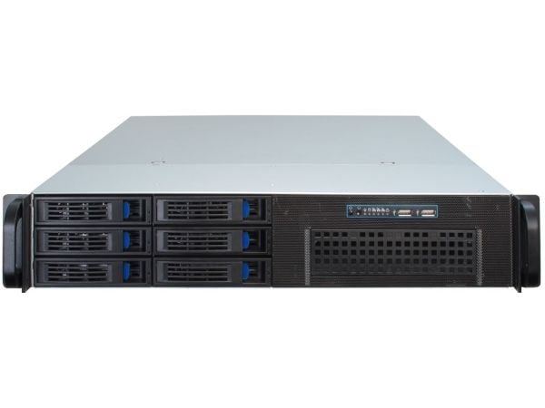 Inter-Tech IPC 2U-2406 - Rackmonterbar 2U - SSI EEB - SATA - hot-swap - ingen strømforsyning - USB